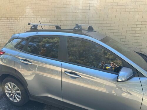 Hyundai Kona Hatch 2017-June 2023 (with pockets in rails) Pro Rack P Bars (P16/K892) - Image 2