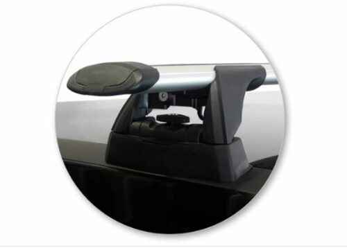 Nissan X-Trail T32 2014 – 2022 Naked Roof Yakima Silver Through Bars (pr) (S16Y/K785) - Image 2