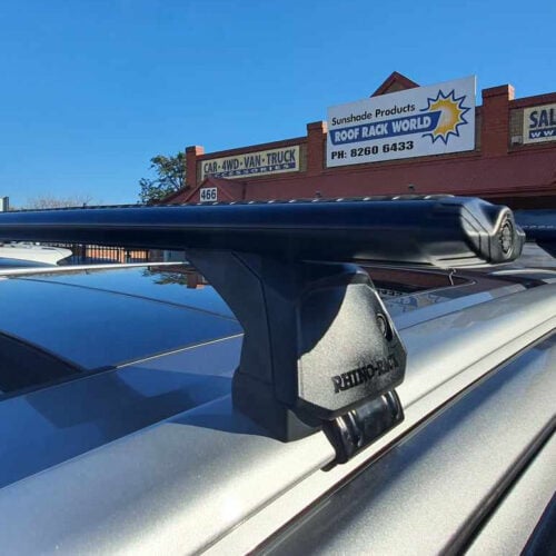 Ford Everest 2015-2022 with flush rails Rhino Rack RX200 Black Bars(pr) (JC-01994)
