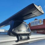 Ford Everest 2015-2022 with flush rails Rhino Rack RX200 Black Bars(pr) (JC-01994)