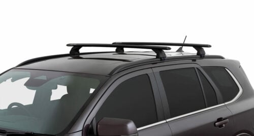 Mitsubishi Pajero Sport 2015 on with flush rails Rhino Rack RX200 Black Bars(pr) (JC-02000) - Image 2