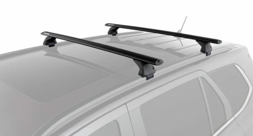 Mitsubishi Pajero Sport 2015 on with flush rails Rhino Rack RX200 Black Bars(pr) (JC-02000) - Image 8