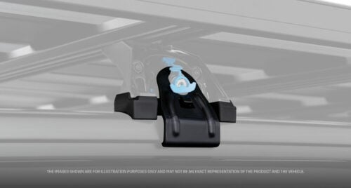 Ford Everest 2015-2022 with flush rails Rhino Rack Fit Kit (4) (RX2FK003) - Image 3
