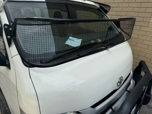 Toyota Hiace SLWB Black Windscreen Stone Guard (2005-05/2019) - Image 5