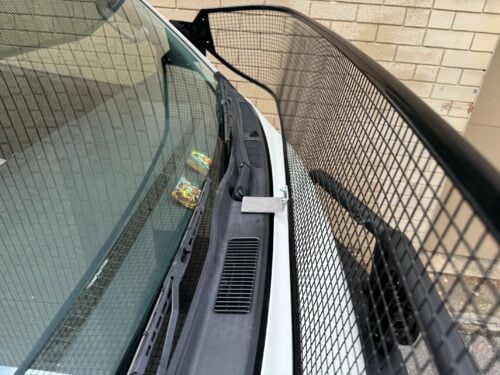 Toyota Hiace SLWB Black Windscreen Stone Guard (2005-05/2019) - Image 3