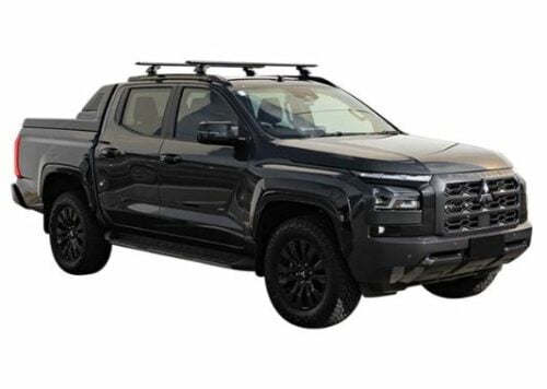 Mitsubishi Triton MV Dual Cab Feb 2024on (GSR) (with flush rails) Yakima Trim HD Roof Racks with SightLine Mount (9813517/9813517/9813669/9813044/9813417) - Image 3