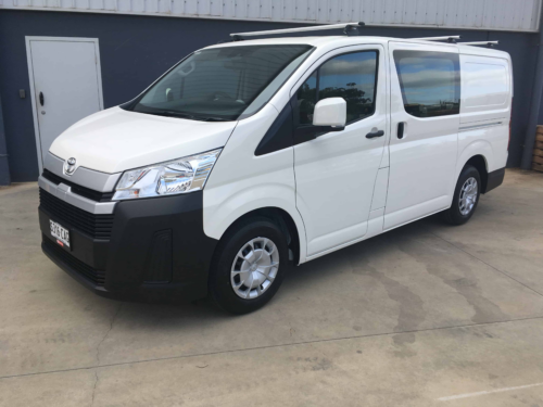 Toyota Hiace LWB & SLWB 2019 Onwards KRS Minirack Foot 2 bars (02TH19.2FR) - Image 5