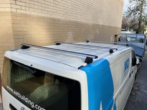 Toyota Hiace LWB & SLWB 2019 Onwards KRS Minirack Foot 3 bars (02TH19.3) - Image 8