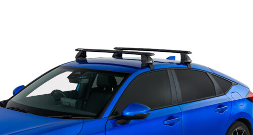 Honda Civic 11th Gen Hatch 2021 on Naked Roof Rhino Rack Vortex Bars JC-02094 - Image 3