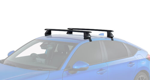 Honda Civic 11th Gen Hatch 2021 on Naked Roof Rhino Rack Vortex Bars JC-02094 - Image 4