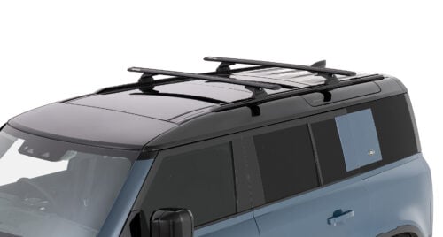 Land Rover Defender 110 2020 on (Factory Tracks) Rhino-Rack Vortex Track Mount Racks (2 bars) (JC-01410) - Image 3