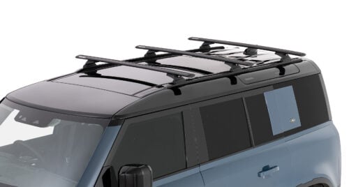 Land Rover Defender 110 2020 on (Factory Tracks) Rhino-Rack Vortex Track Mount Racks (3 bars) (JC-01411) - Image 6