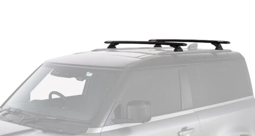 Land Rover Defender 90 2021 on (Factory Tracks) Rhino-Rack Vortex Track Mount Racks (2 bars) (JC-01594) - Image 8