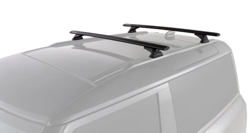 Land Rover Defender 90 2021 on (Factory Tracks) Rhino-Rack Vortex Track Mount Racks (2 bars) (JC-01594) - Image 4