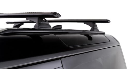Land Rover Defender 90 2021 on (Factory Tracks) Rhino-Rack Vortex Track Mount Racks (2 bars) (JC-01594) - Image 6