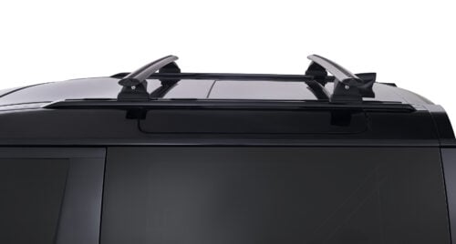 Land Rover Defender 90 2021 on (Factory Tracks) Rhino-Rack Vortex Track Mount Racks (2 bars) (JC-01594) - Image 9