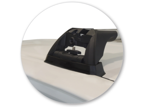 Toyota Hilux 2015 on Yakima Flush Bar Roof Racks (mount blocks) (S6Y/K991) - Image 3