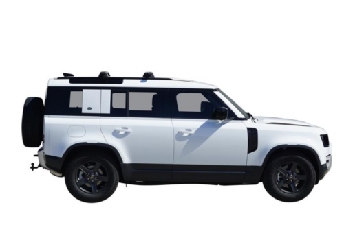 Land Rover Defender 90 and 110 2020 on (Factory Tracks) Yakima Through Roof Racks (pr) Black (S17YB/K1187) - Image 5