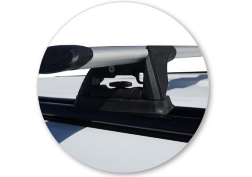 Great Wall Tank 500 with Roof Rails 2024 on (Raised Rails) Yakima Thru Bar Roof Racks (pr) (S17Y/K328) - Image 4