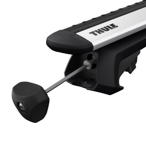Skoda Karoq 2018 on (Raised Roof Rails) Thule Black WingBar Evo Roof Racks (pr) (711320/710410) - Image 6