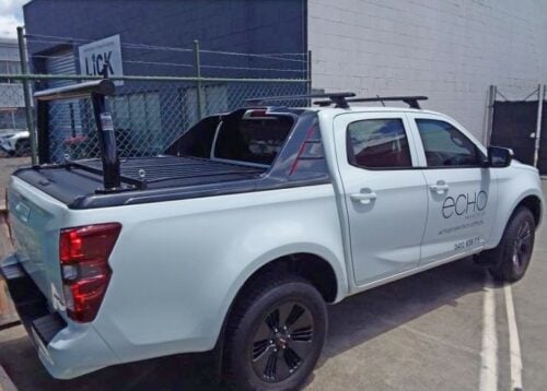 Isuzu Dmax X-Terrain 2020 - 2023 Roller Shutter Trade Rack (rear rack only) - Image 3