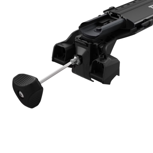 Alfa Romeo Stelvio 2017 onwards flush rails Thule Wingbar Edge Roof racks (pr) Black (721320/720600/186133) - Image 3