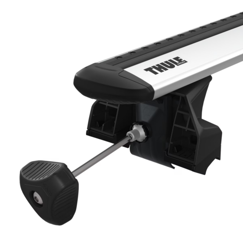 Mitsubishi Triton 2024 on (with flush rails) Thule Silver Wingbar Evo Roof Racks (pr) (711300/710600/186160) - Image 4