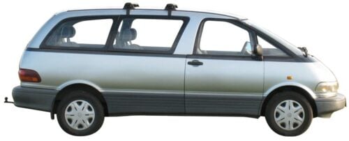 Toyota Tarago Sept 1990 - Jun 2000 (Naked Roof) Yakima Black Through Bars (S16YB/K309) - Image 3