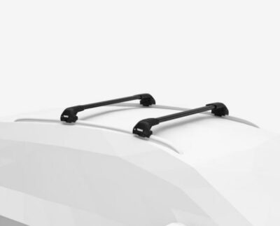 Isuzu Mux 2020- On with Flush Rails Thule WingBar Edge Black Roof Racks ...