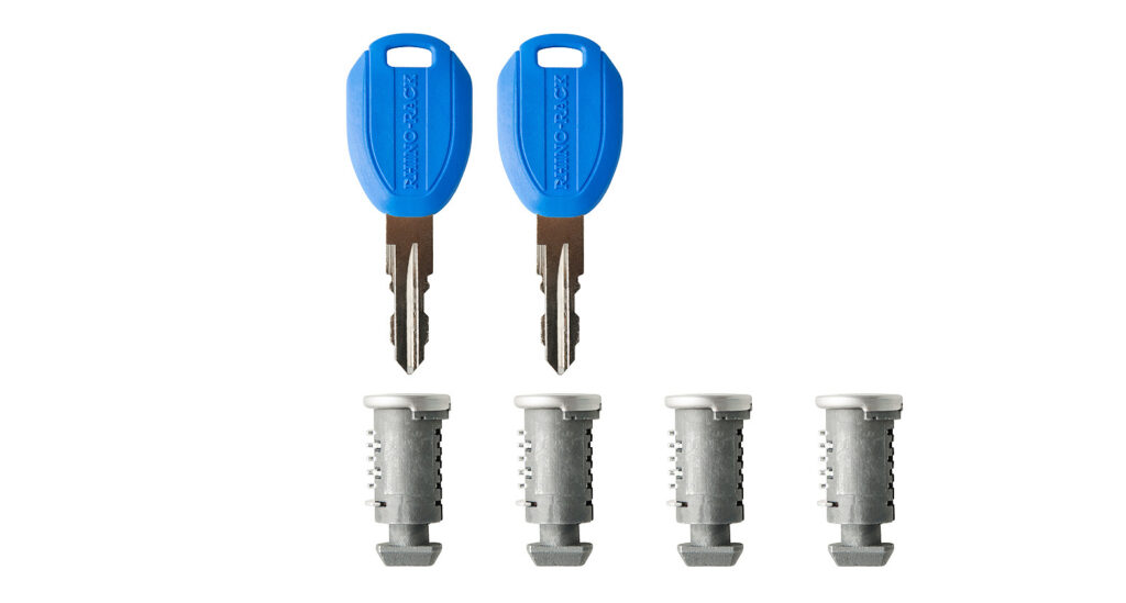 Master Key (4 Barrels / 2 Master Keys) (RK106-4) - Roof Rack World
