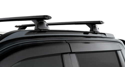Mitsubishi Triton GSR 2024on (with flush rails) Rhino Rack RX200 Black Bars(pr) (JC-01998) - Image 7