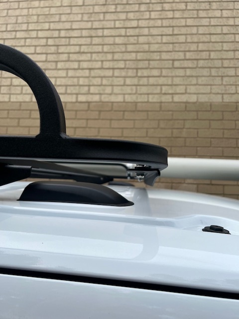 Acorn Roof Bars For Ford Transit Custom LWB (2013-2019) - Black Aluminum Roof Rails