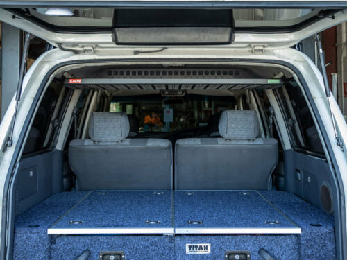 Kaon Standalone Rear Roof Shelf to suit Toyota LandCruiser LC80 (KS0385) - Image 2