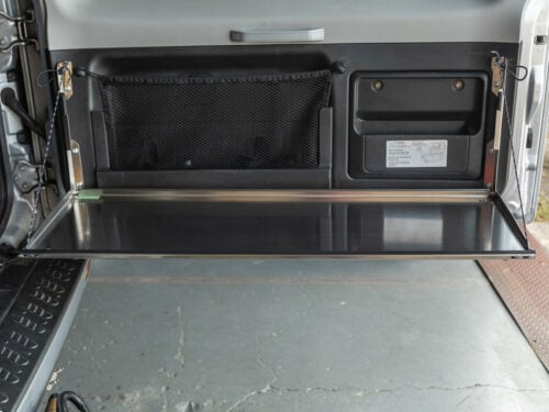 Kaon Rear Door Drop Down Table to suit Mitsubishi Pajero Gen 3 NM-NP (KS0481) - Image 4