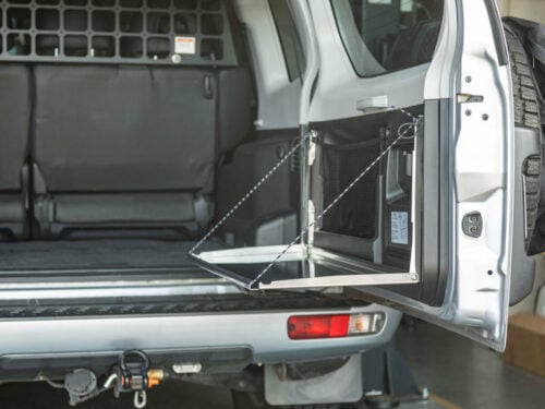 Kaon Rear Door Drop Down Table to suit Mitsubishi Pajero Gen 3 NM-NP (KS0481) - Image 9