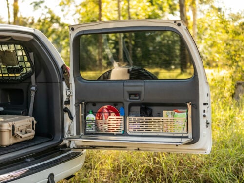 Kaon Rear Door Drop Down Table to suit Toyota Prado 120 / Lexus GX 470 (KS0512) - Image 2