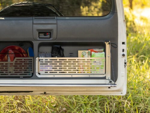 Kaon Rear Door Drop Down Table and Cage to suit Toyota Prado 120 / Lexus GX 470 (KS0529) - Image 2