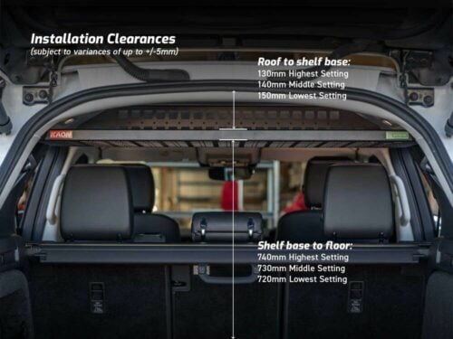 Kaon Standalone Rear Roof Shelf to suit Land Rover Discovery 5 (KS0558) - Image 11