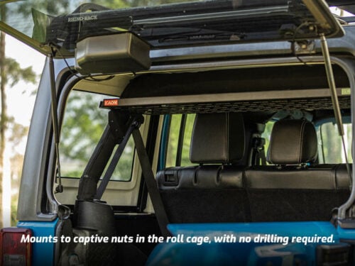 Kaon Standalone Rear Roof Shelf to suit Jeep Wrangler JK 4 Door (KS0564) - Image 6