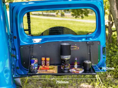 Kaon Rear Door Drop Down Table & Door Card to suit Suzuki Jimny JB74 (KS0594) - Image 11