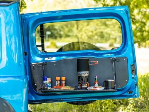 Kaon Rear Door Drop Down Table & Door Card to suit Suzuki Jimny JB74 (KS0594) - Image 5