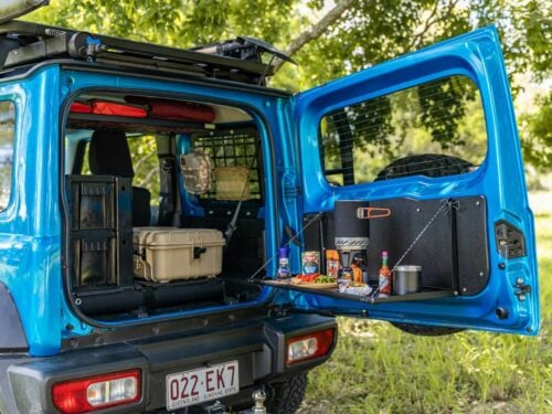 Kaon Rear Door Drop Down Table & Door Card to suit Suzuki Jimny JB74 (KS0594) - Image 9