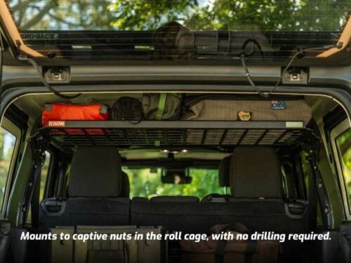 Kaon Standalone Rear Roof Shelf to suit Jeep Wrangler JL 4 Door (KS0608) - Image 5