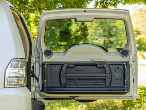 Kaon Rear Door Centre Cage & Table to suit Mitsubishi Pajero Gen 4 NS-NX (KS0621) - Image 2