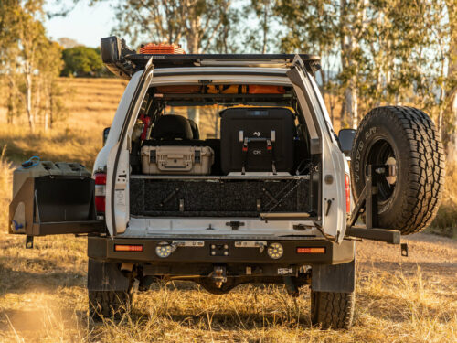 Kaon Rear Door Drop Down Table & Door Cards to suit Nissan Patrol Y61 GU (KS0701) - Image 11
