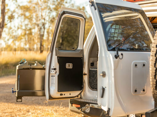 Kaon Rear Door Drop Down Table & Door Cards to suit Nissan Patrol Y61 GU (KS0701) - Image 6