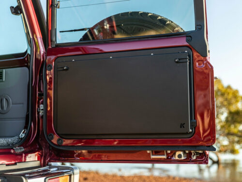 Kaon Rear Door Drop Down Table & Door Cards to suit Toyota LandCruiser 70 Wagon & Troopcarrier (KS0715) - Image 4