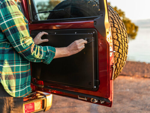 Kaon Rear Door Drop Down Table & Door Cards to suit Toyota LandCruiser 70 Wagon & Troopcarrier (KS0715) - Image 7