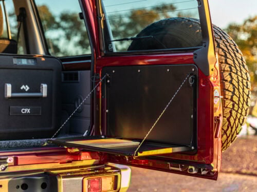 Kaon Rear Door Drop Down Table & Door Cards to suit Toyota LandCruiser 70 Wagon & Troopcarrier (KS0715) - Image 9