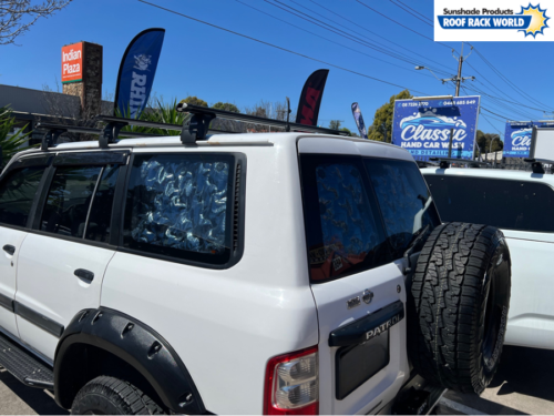 Nissan GU Patrol - without rear air conditioning vents | Solarscreen Cargo Set - Image 10